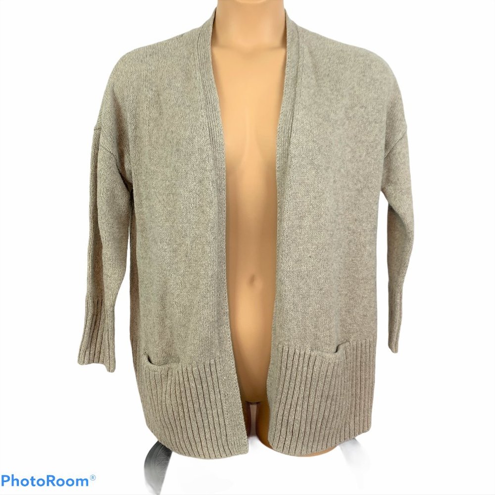 J JILL Womens Medium Oversized Open Cardigan